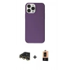 MARSİLYAN™- iPhone 13 Pro Max Kılıf Kutup Doku Koleksiyonu - Şeffaf Maxco Cam Ekran Koruyucu + Raze Metal Kamera Lens - GD