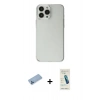 MARSİLYAN™- iPhone 13 Pro Max Kılıf Kutup Doku Koleksiyonu - Şeffaf Pasifik Cam Ekran Koruyucu + Shine Kamera Lens Koruma Cam - MI