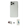MARSİLYAN™- iPhone 13 Pro Max Kılıf Kutup Doku Koleksiyonu - Şeffaf Pasifik Cam Ekran Koruyucu + Rainbow Kamera Lens Koruma Cam - KI