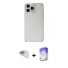 MARSİLYAN™- iPhone 13 Pro Max Kılıf Kutup Doku Koleksiyonu - Siyah Bilvis 5in1 3D Magic Cam Ekran Koruyucu + Pers Alüminyum Kamera Lens - SABE