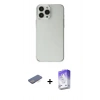 MARSİLYAN™- iPhone 13 Pro Max Kılıf Kutup Doku Koleksiyonu - Siyah Bilvis 5in1 3D Magic Cam Ekran Koruyucu + Renkli Kamera Lens Koruma Cam - MI