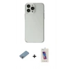 MARSİLYAN™- iPhone 13 Pro Max Kılıf Kutup Doku Koleksiyonu - Siyah Joko 5D Cam + Shine Kamera Lens Koruma Cam - GI