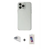 MARSİLYAN™- iPhone 13 Pro Max Kılıf Kutup Doku Koleksiyonu - Siyah Joko 5D Cam + Pers Alüminyum Kamera Lens - SABE