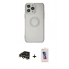 MARSİLYAN™- iPhone 13 Pro Max Kılıf Kutup Klasik - Siyah Joko 5D Cam + Raze Metal Kamera Lens - GD