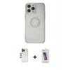 MARSİLYAN™- iPhone 13 Pro Max Kılıf Kutup Klasik - Siyah Joko 5D Cam + Shine Kamera Lens - GD