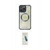 MARSİLYAN™- iPhone 13 Pro Max Kılıf Kutup Modern - Şeffaf Pasifik Cam Ekran Koruyucu