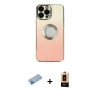 MARSİLYAN™- iPhone 13 Pro Max Kılıf Kutup Yansıma Özel Seri - Şeffaf Maxco Cam Ekran Koruyucu + Shine Kamera Lens Koruma Cam - MI