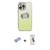 MARSİLYAN™- iPhone 13 Pro Max Kılıf Kutup Yansıma Özel Seri - Şeffaf Pasifik Cam Ekran Koruyucu + Shine Kamera Lens Koruma Cam - MI