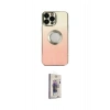 MARSİLYAN™- iPhone 13 Pro Max Kılıf Kutup Yansıma Özel Seri - Siyah Bilvis 3D Cam Ekran Koruyucu