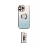 MARSİLYAN™- iPhone 13 Pro Max Kılıf Kutup Yansıma Özel Seri - Siyah Bilvis 3D Cam Ekran Koruyucu