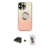 MARSİLYAN™- iPhone 13 Pro Max Kılıf Kutup Yansıma Özel Seri - Siyah Joko 5D Cam + Raze Metal Kamera Lens - GD