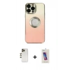 MARSİLYAN™- iPhone 13 Pro Max Kılıf Kutup Yansıma Özel Seri - Siyah Joko 5D Cam + Shine Kamera Lens - GD