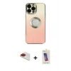 MARSİLYAN™- iPhone 13 Pro Max Kılıf Kutup Yansıma Özel Seri - Siyah Joko 5D Cam + Pers Alüminyum Kamera Lens - KI