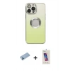 MARSİLYAN™- iPhone 13 Pro Max Kılıf Kutup Yansıma Özel Seri - Siyah Joko 5D Cam + Shine Kamera Lens Koruma Cam - MI