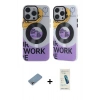MARSİLYAN™- iPhone 13 Pro Max Kılıf Nova Doku Koleksiyonu - Şeffaf Pasifik Cam Ekran Koruyucu + Shine Kamera Lens Koruma Cam - GI