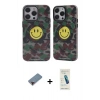 MARSİLYAN™- iPhone 13 Pro Max Kılıf Nova Doku Koleksiyonu - Şeffaf Pasifik Cam Ekran Koruyucu + Metal Kamera Lens Koruma Cam - KI