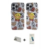 MARSİLYAN™- iPhone 13 Pro Max Kılıf Nova Doku Koleksiyonu - Şeffaf Pasifik Cam Ekran Koruyucu + Rainbow Kamera Lens Koruma Cam - REGD