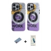 MARSİLYAN™- iPhone 13 Pro Max Kılıf Nova Doku Koleksiyonu - Şeffaf Pasifik Cam Ekran Koruyucu + Shine Kamera Lens Koruma Cam - PE