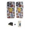 MARSİLYAN™- iPhone 13 Pro Max Kılıf Nova Doku Koleksiyonu - Siyah 6D Mat Seramik Hayalet Nano Ekran Koruyucu + Raze Metal Kamera Lens - GD