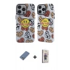 MARSİLYAN™- iPhone 13 Pro Max Kılıf Nova Doku Koleksiyonu - Siyah Bilvis 3D Cam Ekran Koruyucu + Metal Kamera Lens Koruma Cam - AKYL