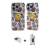 MARSİLYAN™- iPhone 13 Pro Max Kılıf Nova Doku Koleksiyonu - Siyah Bilvis Hayalet Cam Ekran Koruyucu + Pers Alüminyum Kamera Lens - KI