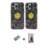 MARSİLYAN™- iPhone 13 Pro Max Kılıf Nova Doku Koleksiyonu - Siyah Bilvis Hayalet Cam Ekran Koruyucu + Shine Kamera Lens Koruma Cam - GI