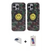 MARSİLYAN™- iPhone 13 Pro Max Kılıf Nova Doku Koleksiyonu - Siyah Joko 5D Cam + Pers Alüminyum Kamera Lens - LT
