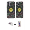 MARSİLYAN™- iPhone 13 Pro Max Kılıf Nova Doku Koleksiyonu - Siyah Joko 5D Cam + Pers Alüminyum Kamera Lens - GI