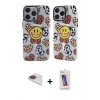 MARSİLYAN™- iPhone 13 Pro Max Kılıf Nova Doku Koleksiyonu - Siyah Joko 5D Cam + Pers Alüminyum Kamera Lens - GI