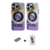 MARSİLYAN™- iPhone 13 Pro Max Kılıf Nova Doku Koleksiyonu - Siyah Joko 5D Cam + Renkli Kamera Lens Koruma Cam - TU