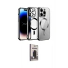 MARSİLYAN™- iPhone 13 Pro Max Kılıf Nova Işık Özel Seri - Siyah Bilvis Hayalet Cam Ekran Koruyucu