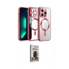 MARSİLYAN™- iPhone 13 Pro Max Kılıf Nova Işık Özel Seri - Siyah Bilvis Hayalet Cam Ekran Koruyucu