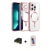 MARSİLYAN™- iPhone 13 Pro Max Kılıf Nova Işık Özel Seri - Siyah Joko 5D Cam + Raze Metal Kamera Lens - GD