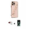 MARSİLYAN™- iPhone 13 Pro Max Kılıf Nova Işık Prime - Şeffaf 360 Full Body Arka Koruyucu + Pers Alüminyum Kamera Lens - KI