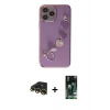 MARSİLYAN™- iPhone 13 Pro Max Kılıf Nova Işık Prime - Şeffaf 360 Full Body Arka Koruyucu + Raze Metal Kamera Lens - GD
