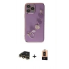 MARSİLYAN™- iPhone 13 Pro Max Kılıf Nova Işık Prime - Şeffaf Maxco Cam Ekran Koruyucu + Raze Metal Kamera Lens - GD