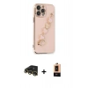 MARSİLYAN™- iPhone 13 Pro Max Kılıf Nova Işık Prime - Şeffaf Maxco Cam Ekran Koruyucu + Raze Metal Kamera Lens - GD
