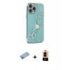 MARSİLYAN™- iPhone 13 Pro Max Kılıf Nova Işık Prime - Şeffaf Maxco Cam Ekran Koruyucu + Shine Kamera Lens Koruma Cam - MI