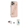 MARSİLYAN™- iPhone 13 Pro Max Kılıf Nova Işık Prime - Şeffaf Pasifik Cam Ekran Koruyucu + Pers Alüminyum Kamera Lens - KI