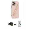 MARSİLYAN™- iPhone 13 Pro Max Kılıf Nova Işık Prime - Şeffaf Pasifik Cam Ekran Koruyucu + Raze Metal Kamera Lens - GD