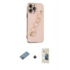 MARSİLYAN™- iPhone 13 Pro Max Kılıf Nova Işık Prime - Siyah 6D Mat Seramik Hayalet Nano Ekran Koruyucu + Shine Kamera Lens Koruma Cam - GI