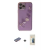 MARSİLYAN™- iPhone 13 Pro Max Kılıf Nova Işık Prime - Siyah 6D Mat Seramik Hayalet Nano Ekran Koruyucu + Renkli Kamera Lens Koruma Cam - TU