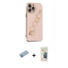 MARSİLYAN™- iPhone 13 Pro Max Kılıf Nova Işık Prime - Siyah 6D Mat Seramik Hayalet Nano Ekran Koruyucu + Shine Kamera Lens Koruma Cam - MI