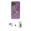 MARSİLYAN™- iPhone 13 Pro Max Kılıf Nova Işık Prime - Siyah 6D Mat Seramik Hayalet Nano Ekran Koruyucu + Pers Alüminyum Kamera Lens - SABE