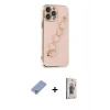 MARSİLYAN™- iPhone 13 Pro Max Kılıf Nova Işık Prime - Siyah Bilvis 3D Cam Ekran Koruyucu + Metal Kamera Lens Koruma Cam - KUYL