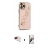 MARSİLYAN™- iPhone 13 Pro Max Kılıf Nova Işık Prime - Siyah Bilvis 3D Mat Cam Ekran Koruyucu + Pers Alüminyum Kamera Lens - KI