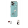 MARSİLYAN™- iPhone 13 Pro Max Kılıf Nova Işık Prime - Siyah Bilvis 3D Mat Cam Ekran Koruyucu + Pers Alüminyum Kamera Lens - KI