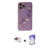 MARSİLYAN™- iPhone 13 Pro Max Kılıf Nova Işık Prime - Siyah Bilvis 5in1 3D Magic Cam Ekran Koruyucu + Pers Alüminyum Kamera Lens - KI
