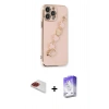 MARSİLYAN™- iPhone 13 Pro Max Kılıf Nova Işık Prime - Siyah Bilvis 5in1 3D Magic Cam Ekran Koruyucu + Pers Alüminyum Kamera Lens - KI