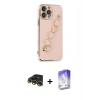MARSİLYAN™- iPhone 13 Pro Max Kılıf Nova Işık Prime - Siyah Bilvis 5in1 3D Magic Cam Ekran Koruyucu + Raze Metal Kamera Lens - GD